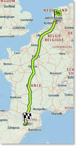 route Nederland-Ager